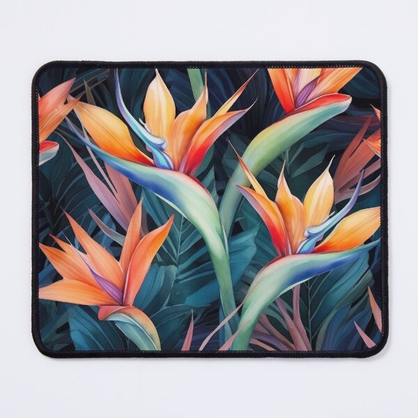Item preview, Brid of Paradise flower in a painterly style designed and sold by Adriano Carrideo.