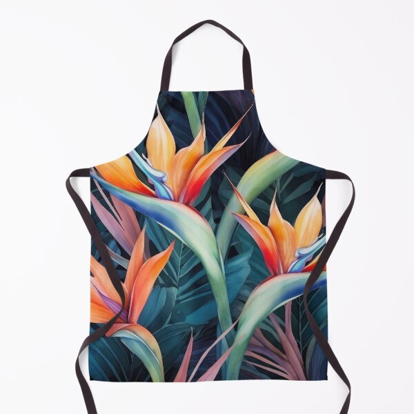 Item preview, Brid of Paradise flower in a painterly style designed and sold by Adriano Carrideo.