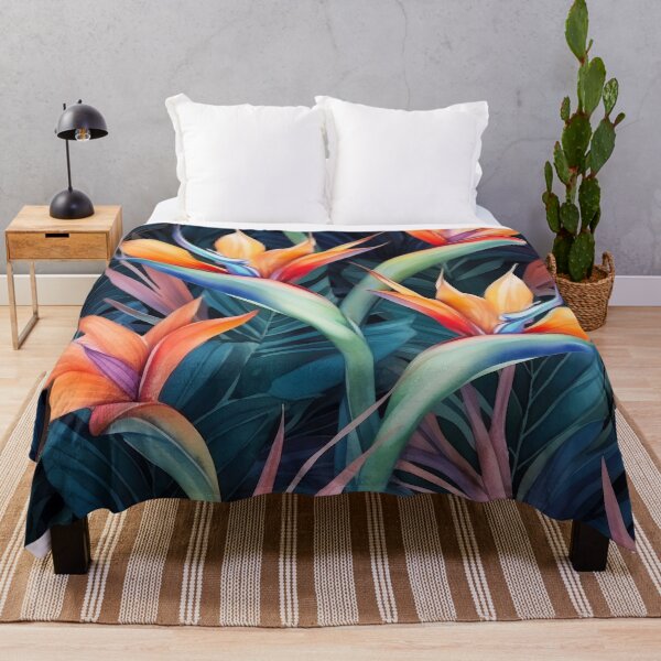 Item preview, Brid of Paradise flower in a painterly style designed and sold by Adriano Carrideo.