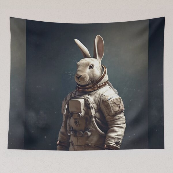 Item preview, space bunny designed and sold by the99thstudio.