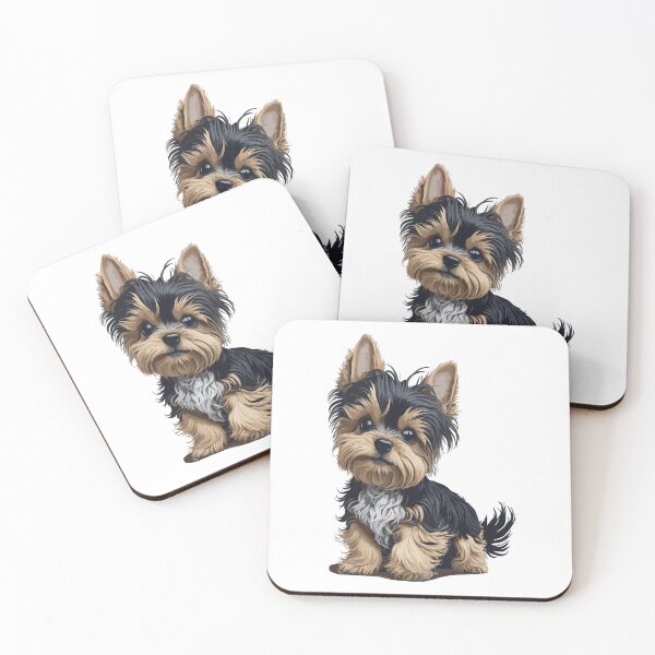 Item preview,  Small Yorkshire Terrier dog, sitting designed and sold by pixdesigns.