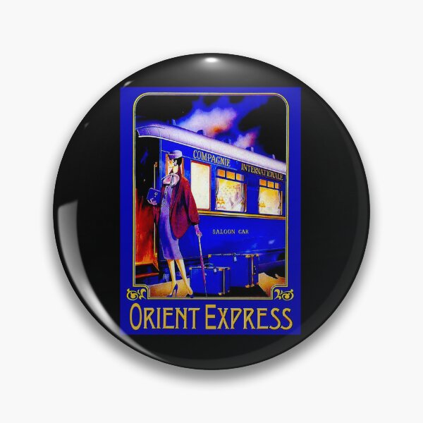 Item preview, ORIENT EXPRESS Vintage Train Passenger Travel Print designed and sold by AngelicaBlick.