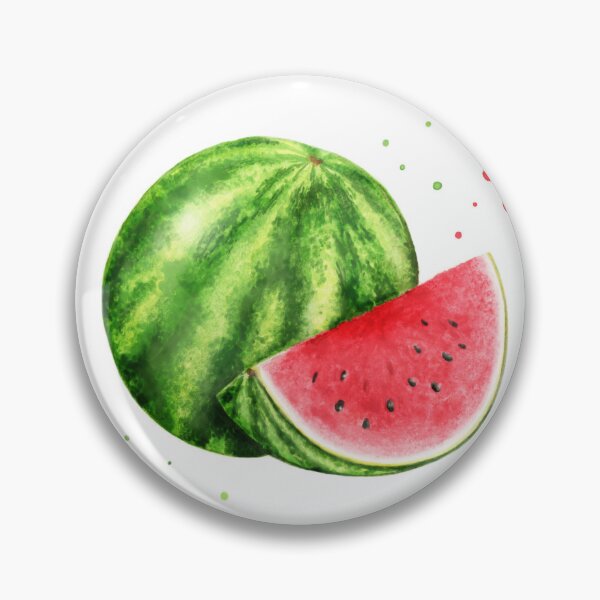 Artikelvorschau, Aquarell-Wassermelonenkunst entworfen und verkauft von Lianne Marie.