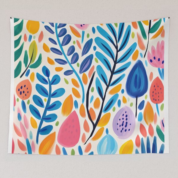 Artikelvorschau, Artistic hand painted abstract plant oil painting 01 entworfen und verkauft von UnaWu533.