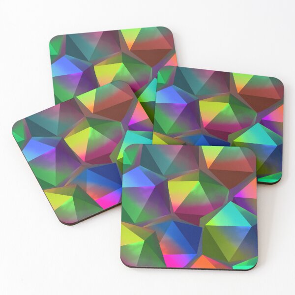 Item preview, Geometric triangles multicolor pattern designed and sold by cutecrazytshirt.
