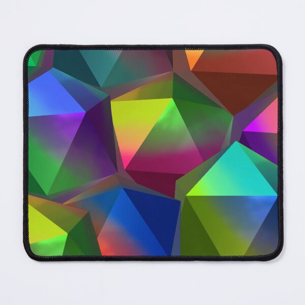 Item preview, Geometric triangles multicolor pattern designed and sold by cutecrazytshirt.