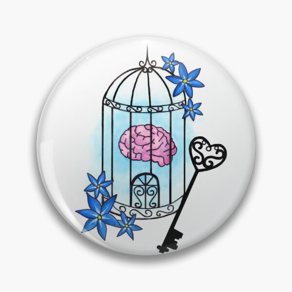Item preview, Brain fog watercolour art designed and sold by Lianne Marie.
