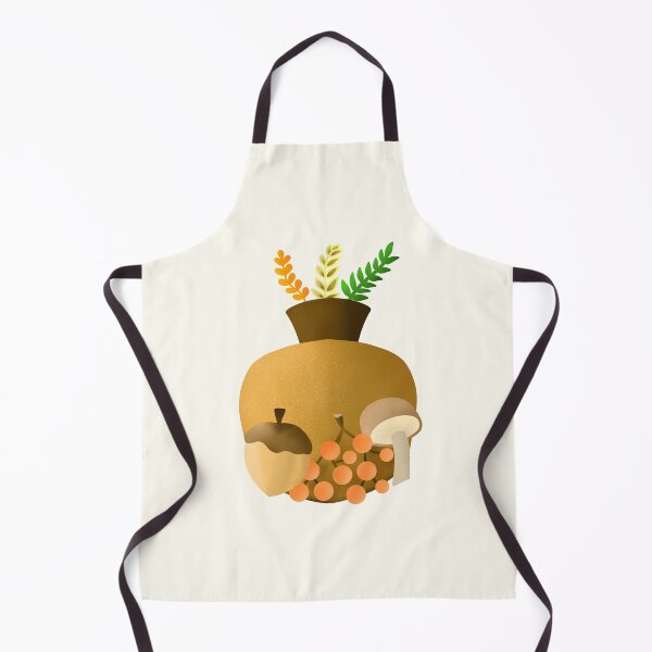 Item preview, Pot vase acorn and mushroom cottagecore and hygge sticker by DozyJov designed and sold by DozyJov.