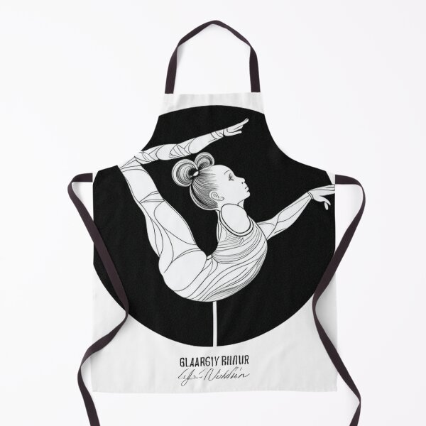 Item preview, a gymnast performing an intricate routine on the balance beam designed and sold by valljahemraw.