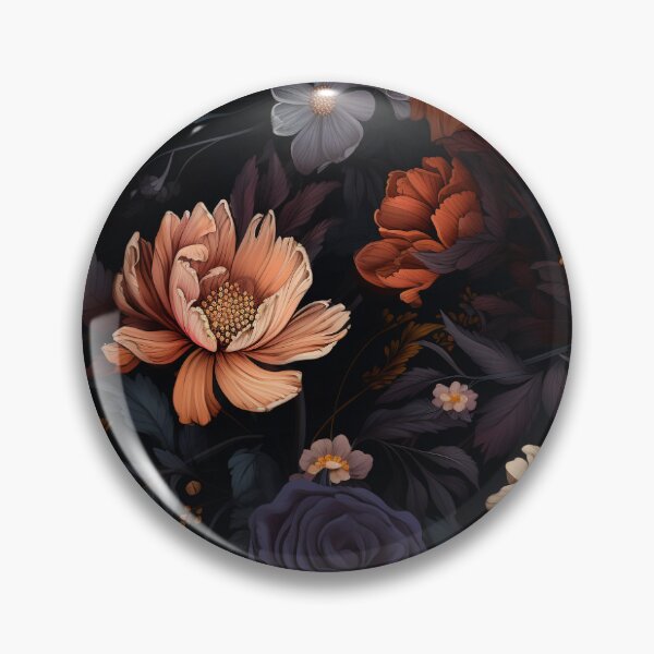 Item preview, Dark Floral Pattern designed and sold by Patterned Palette.