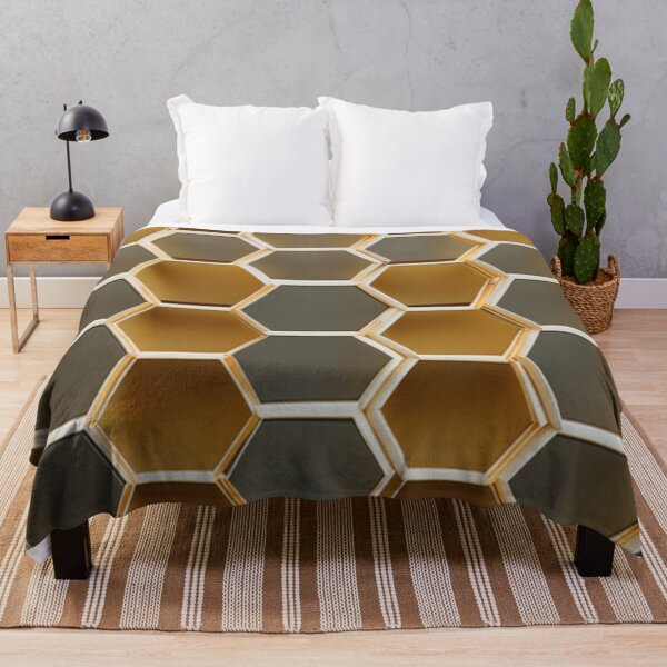 Item preview, Honeycomb Hexagonal Pattern Design Print designed and sold by randomtdesigns.