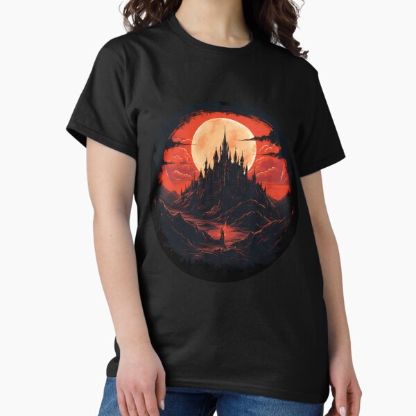 Vista previa del artículo con la obra «Castillo de Castlevania», diseñado y vendido por YPSimon.
