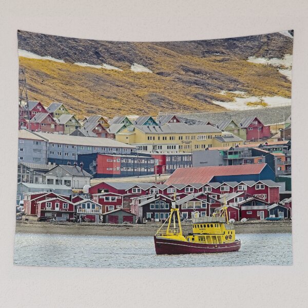 Item preview, Longyearbyen Town Arctic Svalbard designed and sold by Martyn R Arnold Fine Art Nature & Landscape Photography.
