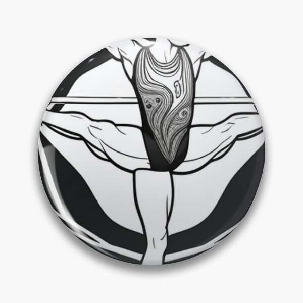 Item preview, a gymnast performing an intricate routine on the balance beam 	 designed and sold by valljahemraw.