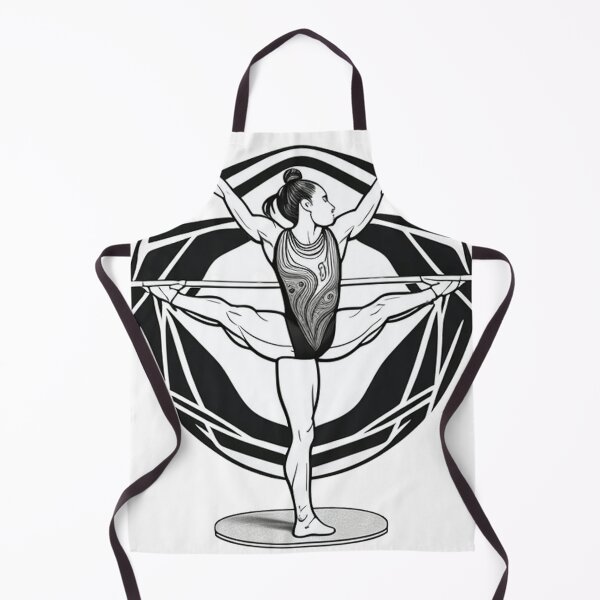 Item preview, a gymnast performing an intricate routine on the balance beam designed and sold by valljahemraw.