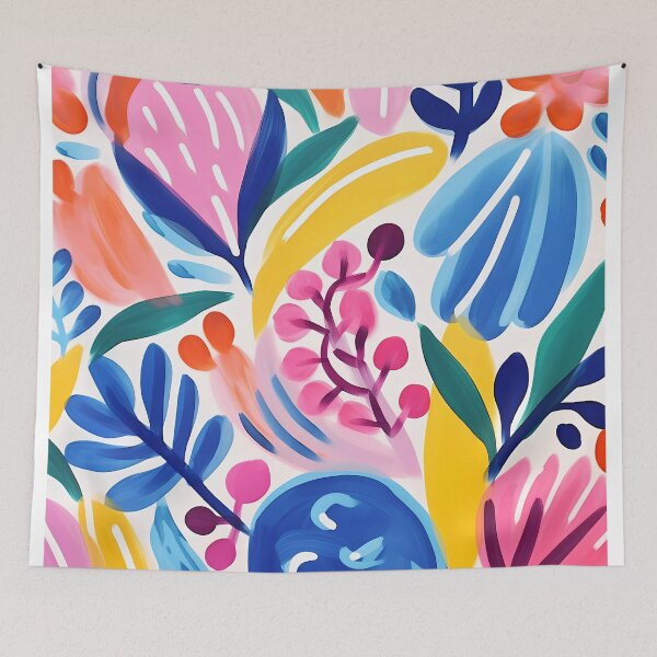Artikelvorschau, Artistic hand painted abstract plant oil painting 07 entworfen und verkauft von UnaWu533.