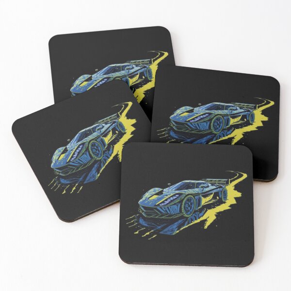 Item preview, car skidding down the street designed and sold by ProductArtistry.