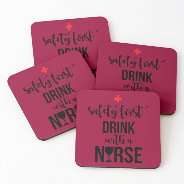 Item preview, Safety first drink with a nurse 	 	 designed and sold by quofzqvp89.