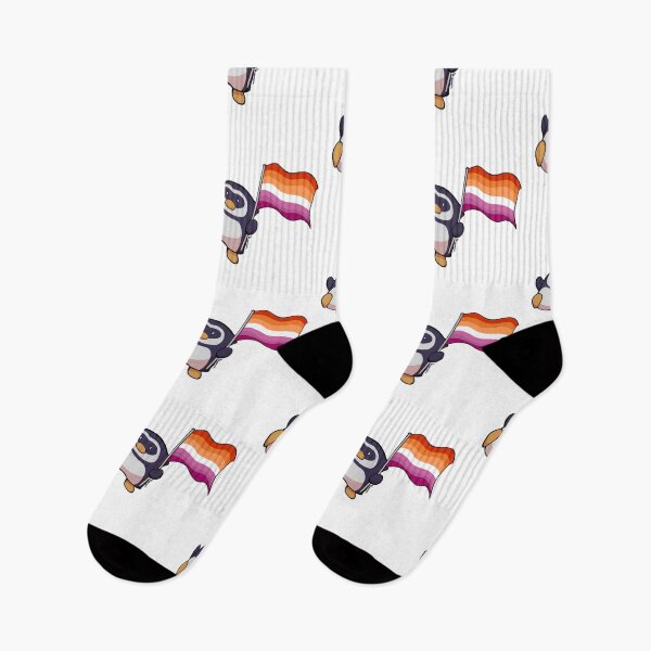 Item preview, Penguin_Lesbian Pride designed and sold by Inkupenguin.