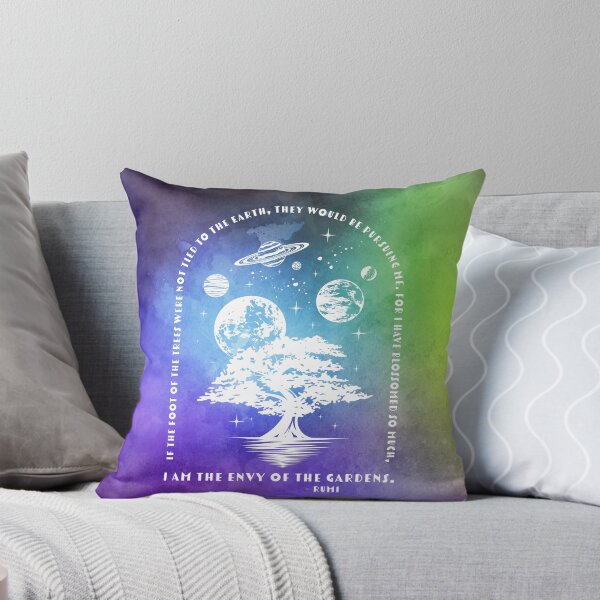 Item preview, Cosmic Aesthetic Rumi Poem on Watercolor - I am the Envy of the Gardens designed and sold by Trish Dish.