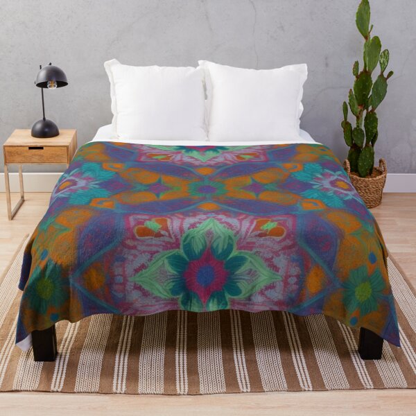 Item preview, Colorful Kaleidoscope Pattern Design Print designed and sold by randomtdesigns.