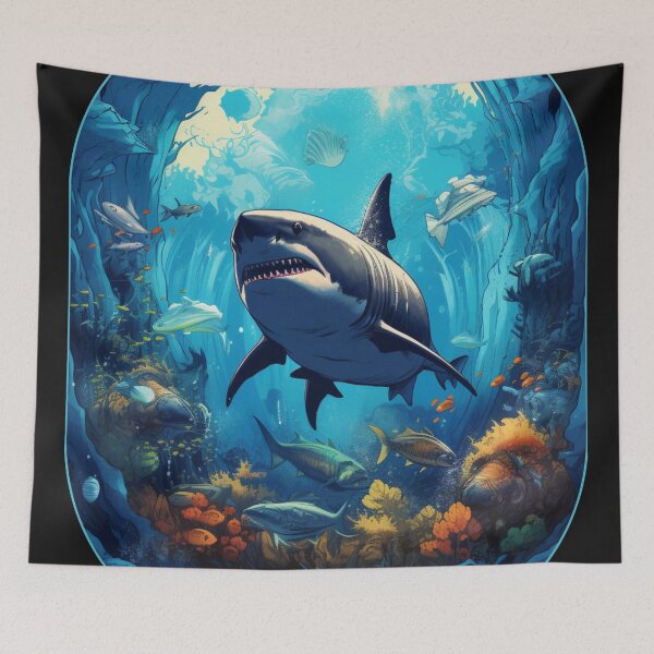 Item preview, A Megalodon Shark designed and sold by StudioRedKoala.