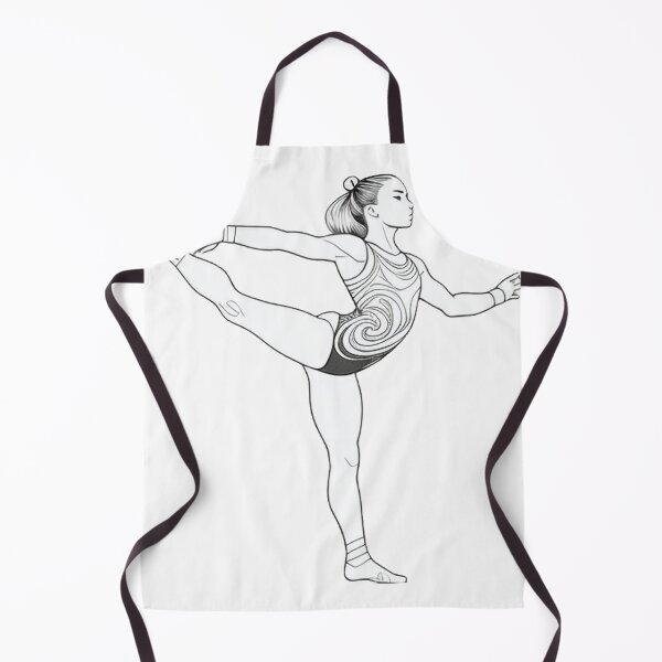 Item preview, a gymnast performing an intricate routine on the balance beam designed and sold by valljahemraw.