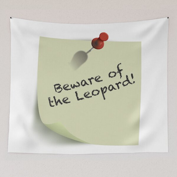 Item preview, Beware of the Leopard! designed and sold by DesertG.