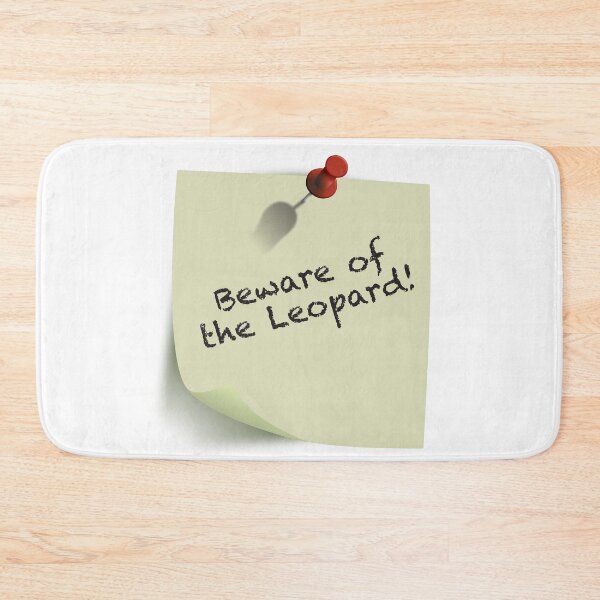 Item preview, Beware of the Leopard! designed and sold by DesertG.