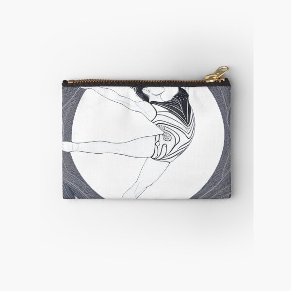 Item preview, a gymnast performing an intricate routine on the balance beam 	 designed and sold by valljahemraw.
