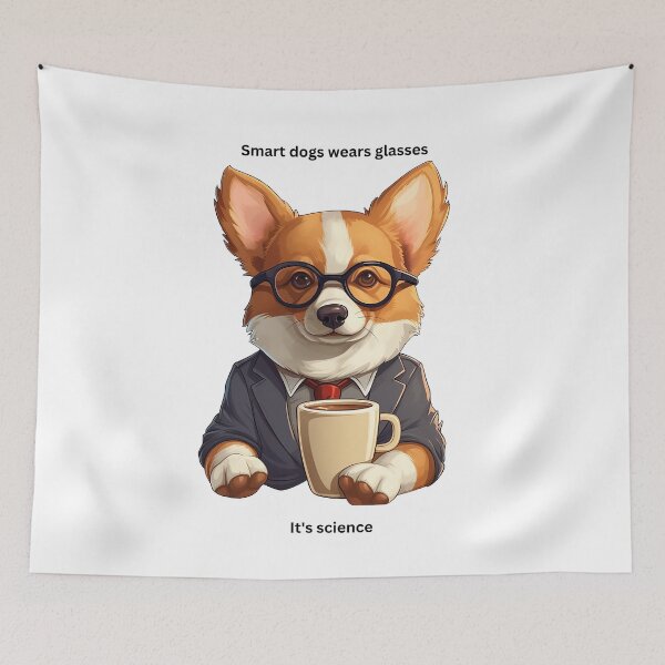 Item preview, Corgi With Glasses  designed and sold by StorylineStyle.