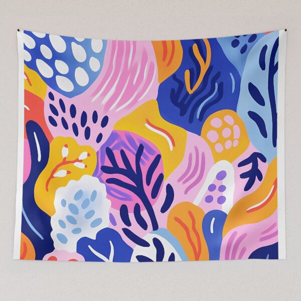 Artikelvorschau, Artistic hand painted abstract plant oil painting 14 entworfen und verkauft von UnaWu533.