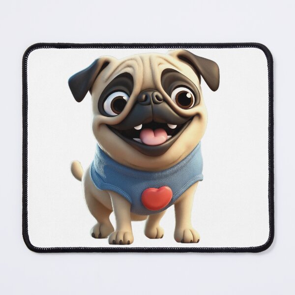 Item preview, Cutest Pug Ever ! Adorable Dog Art designed and sold by GoodGuys4itALL.