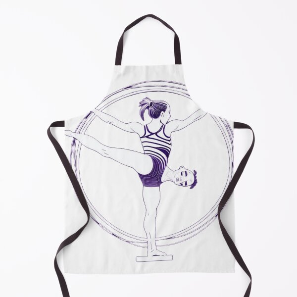 Item preview, a gymnast performing an intricate routine on the balance beam designed and sold by valljahemraw.