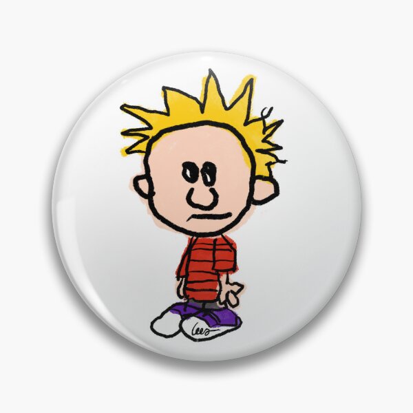 Item preview, Calvin (white background) designed and sold by MentaLee.