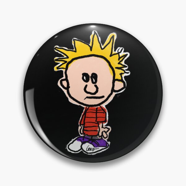 Item preview, Calvin (black background) designed and sold by MentaLee.