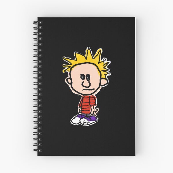 Item preview, Calvin (black background) designed and sold by MentaLee.