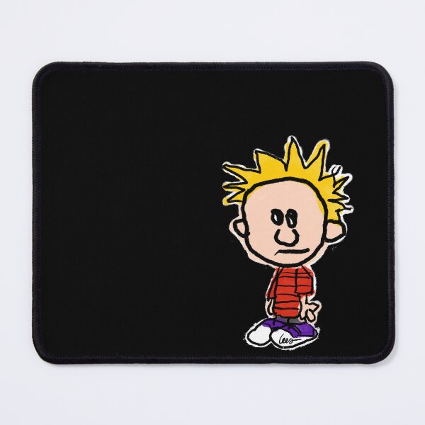 Item preview, Calvin (black background) designed and sold by MentaLee.