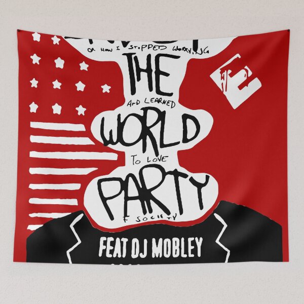 Item preview, Mr. Robot - End of the World Party Poster Artwork  designed and sold by wh1ter0se.