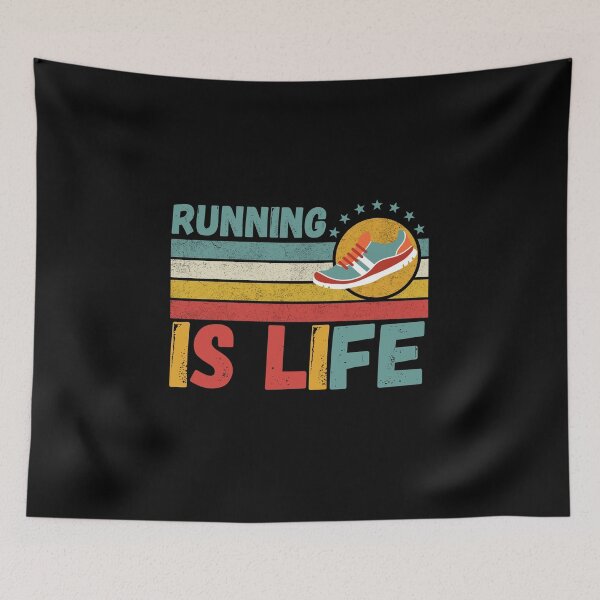 Item preview, Running Is Life Running Lover Vintage  designed and sold by Nicet-shirt1.