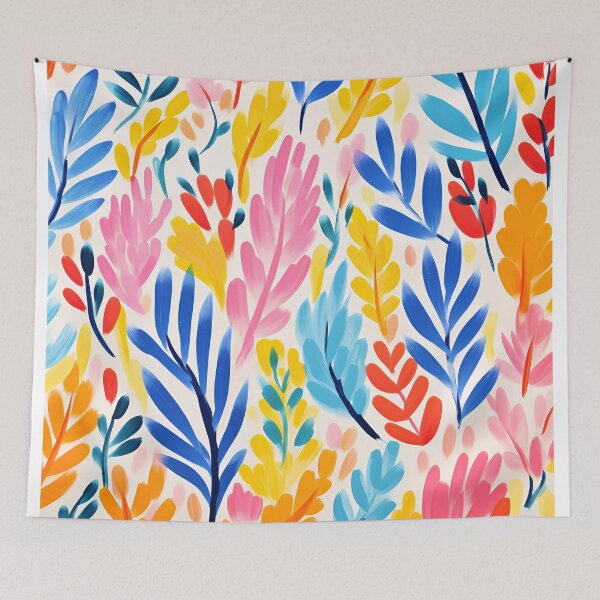 Artikelvorschau, Artistic hand painted abstract plant oil painting 21 entworfen und verkauft von UnaWu533.
