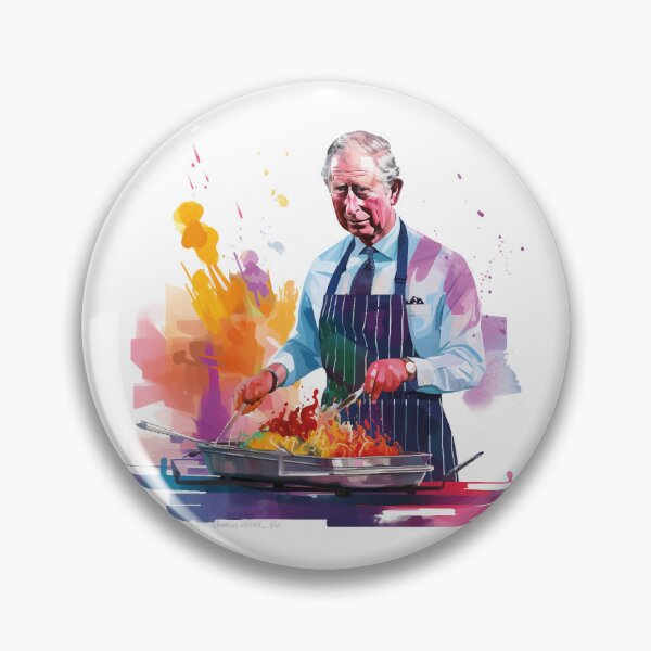 Item preview, Chef Charles: A Playful Parody in Vibrant Abstract Portraiture! designed and sold by calharborne.