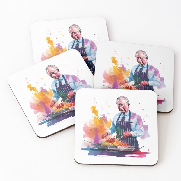 Item preview, Chef Charles: A Playful Parody in Vibrant Abstract Portraiture! designed and sold by calharborne.