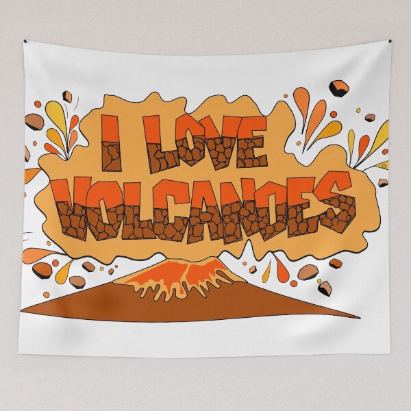Item preview, I Love Volcanoes designed and sold by Maarka Creative Studio.