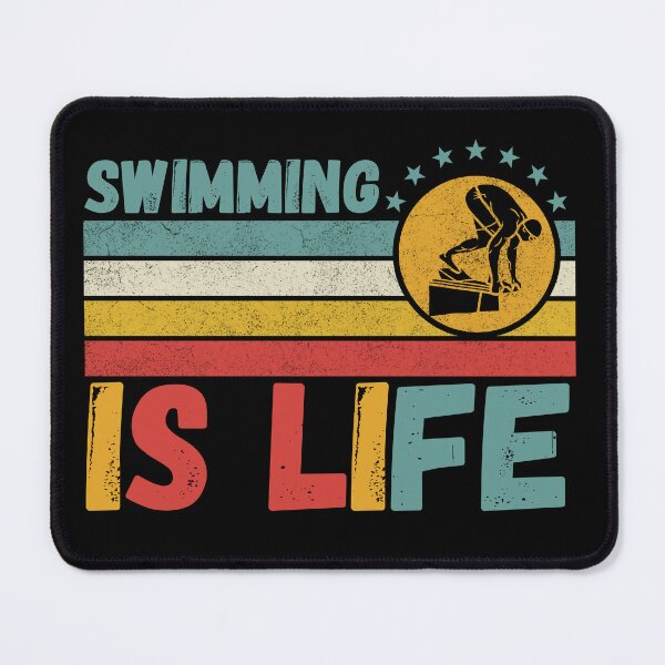 Item preview, Swimming Is Life Swimming Lover Vintage designed and sold by Nicet-shirt1.