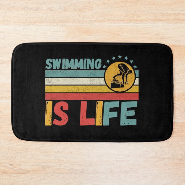 Item preview, Swimming Is Life Swimming Lover Vintage  designed and sold by Nicet-shirt1.
