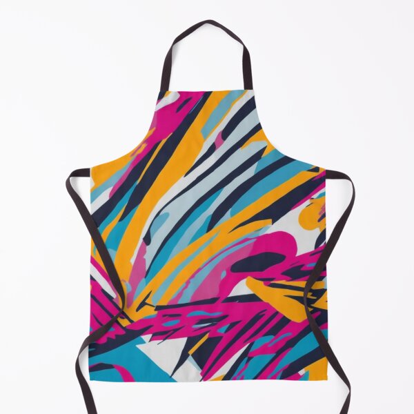 Item preview, Colorful Abstract Brushstrokes Pattern Design Print designed and sold by randomtdesigns.