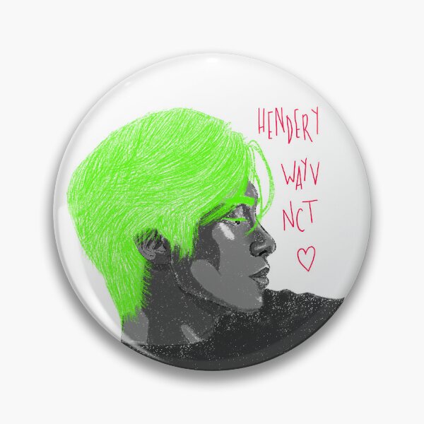 Item preview, NCT Hendery Green Hair designed and sold by SourSticker.