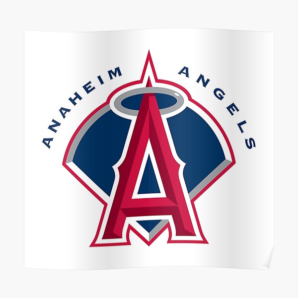 Los Angeles Angels of Anaheim Circle logo T shirt