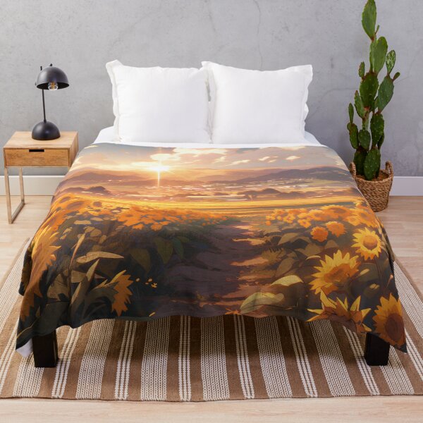 Item preview, Radiant Sunflower Fields: A Path of Blossoms to the Golden Horizon designed and sold by Wylveragon.